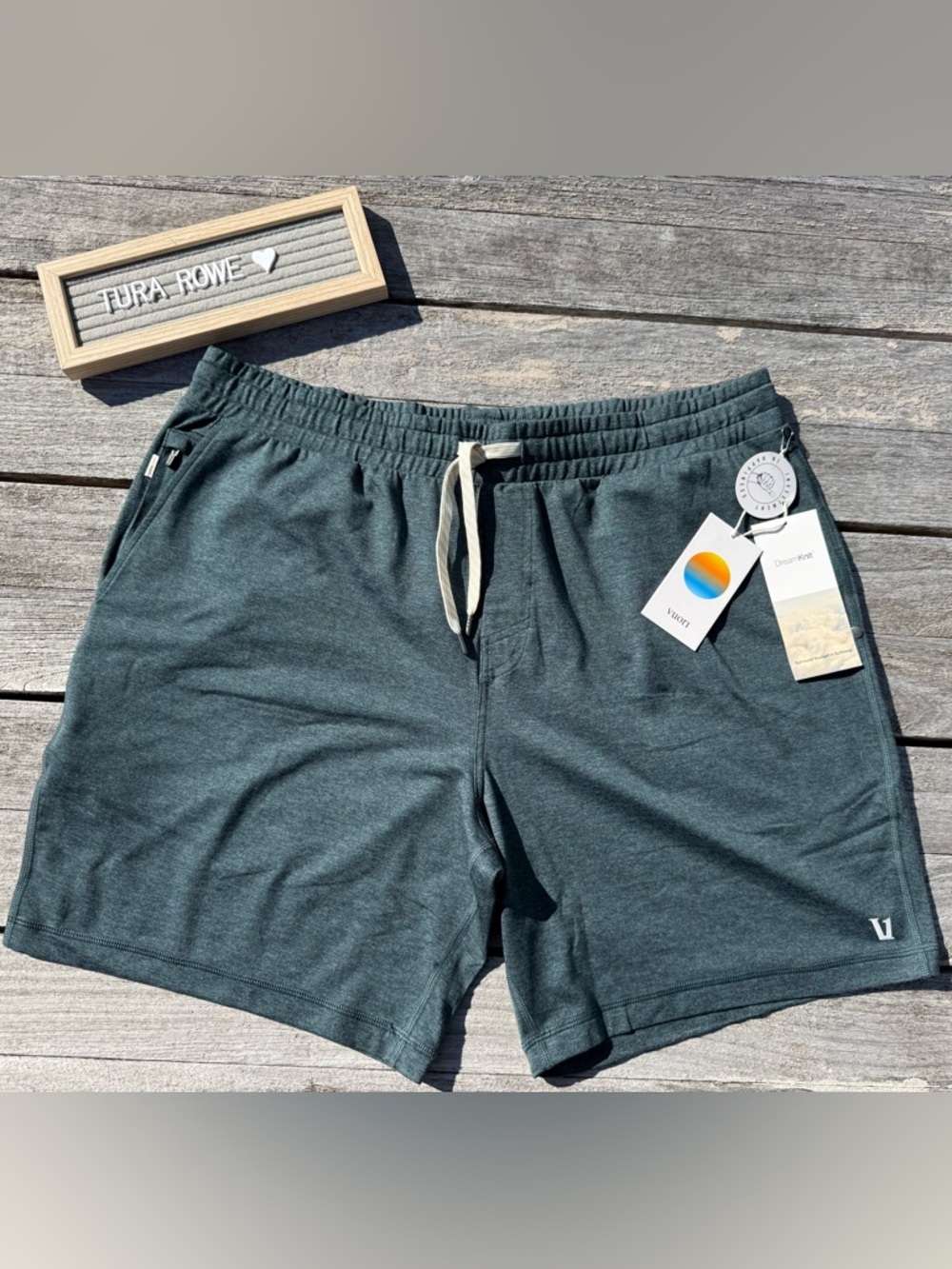 Vuori Ponto Short XXL Deep Sea Heather V344 NWT Men’s DreamKnit Lounge Shorts